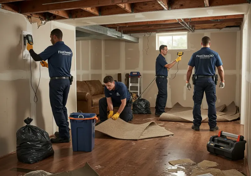 Flood DamageMaterial Assessment and Debris Removal process in Rancho Penasquitos, CA
